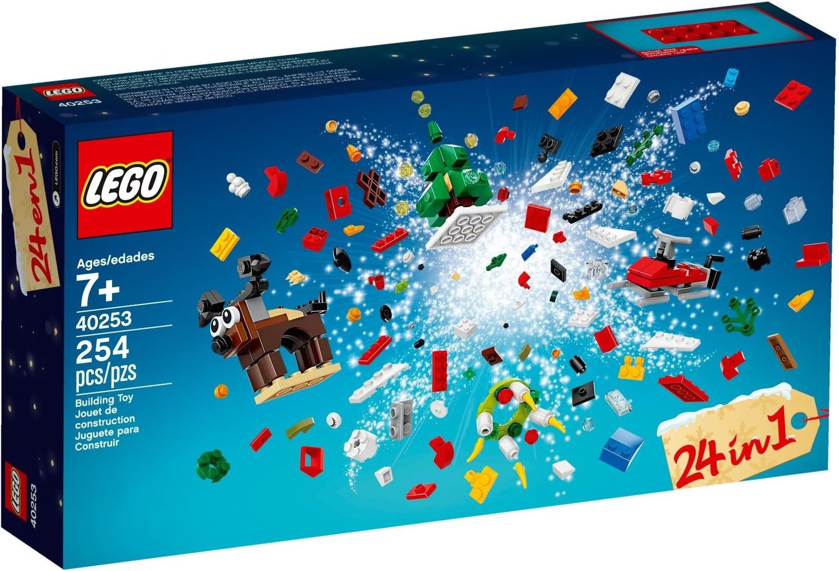 LEGO 40253 – Christmas Building Set 24-in-1