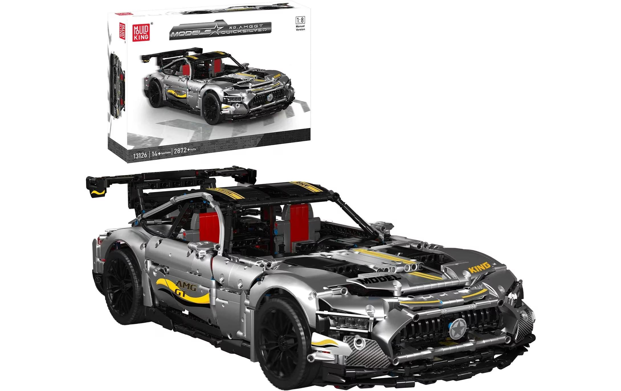 Mould King 13126 – AMG GT Quicksilver 1:8