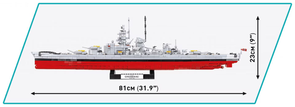 COBI 4835 – Battleship Gneisenau