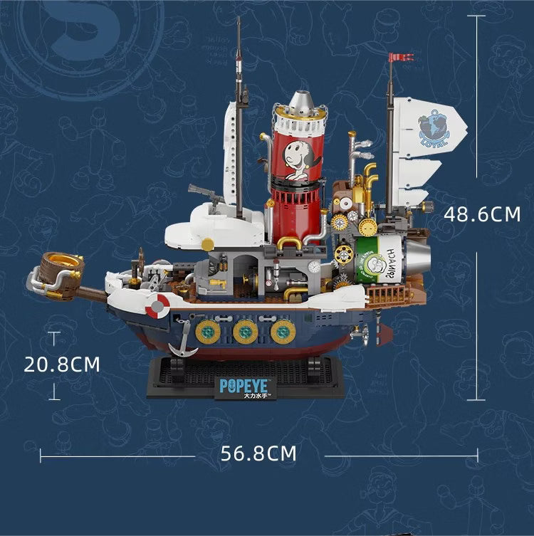 Pantasy Popeye Treasure Hunt Steamship (86402)