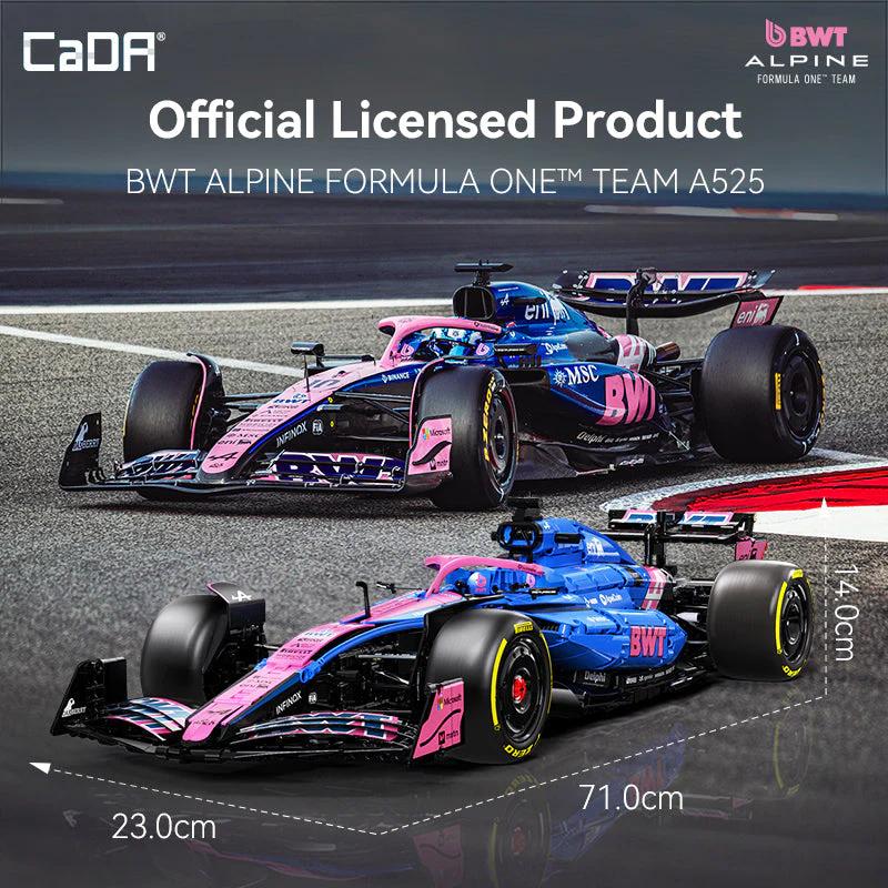 CaDA BWT Alpine F1 A525 (C64012W) – 2.173 Teile | 1:8 Klemmbaustein-Modell