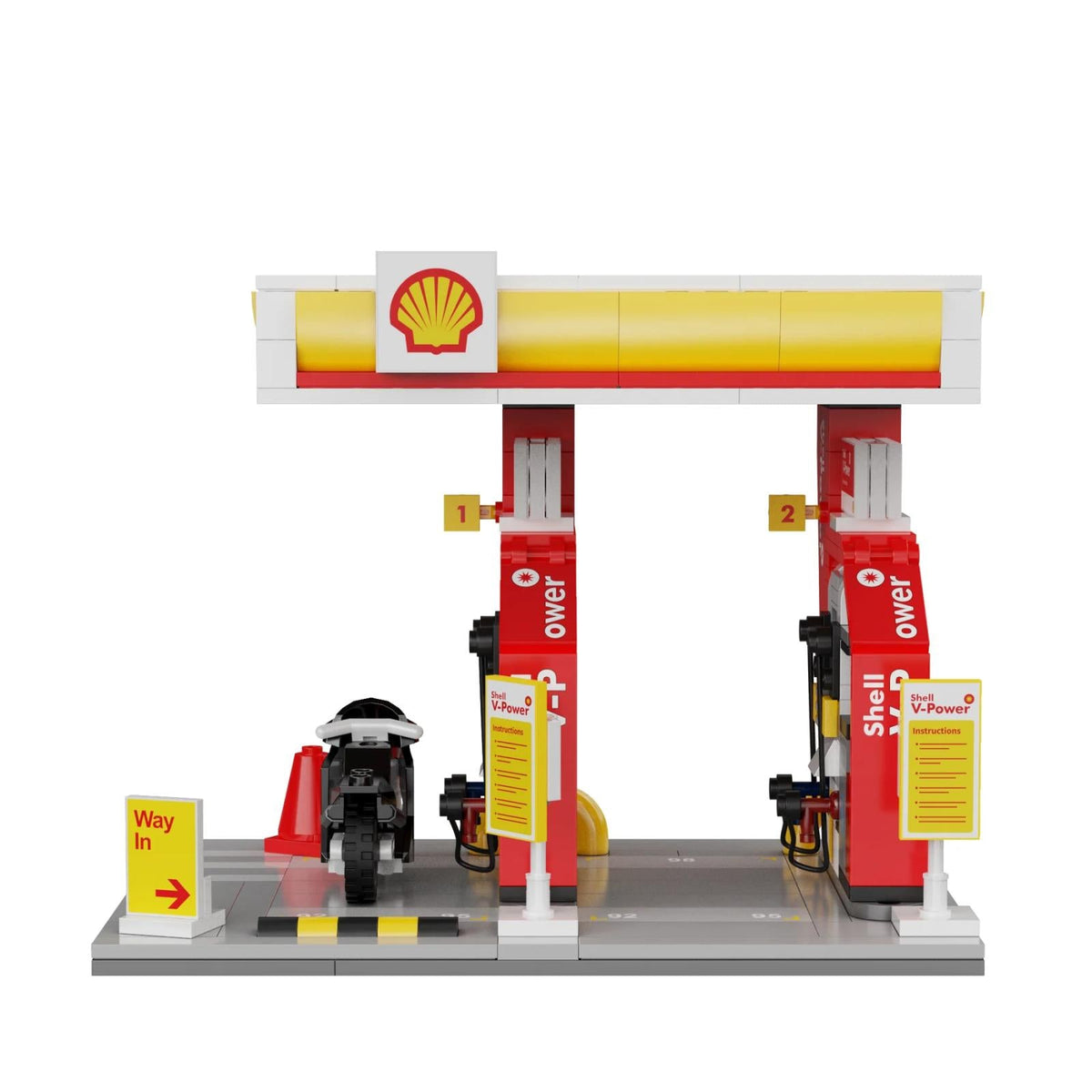 Cada C66028W Shell Tankstelle – Frontansicht