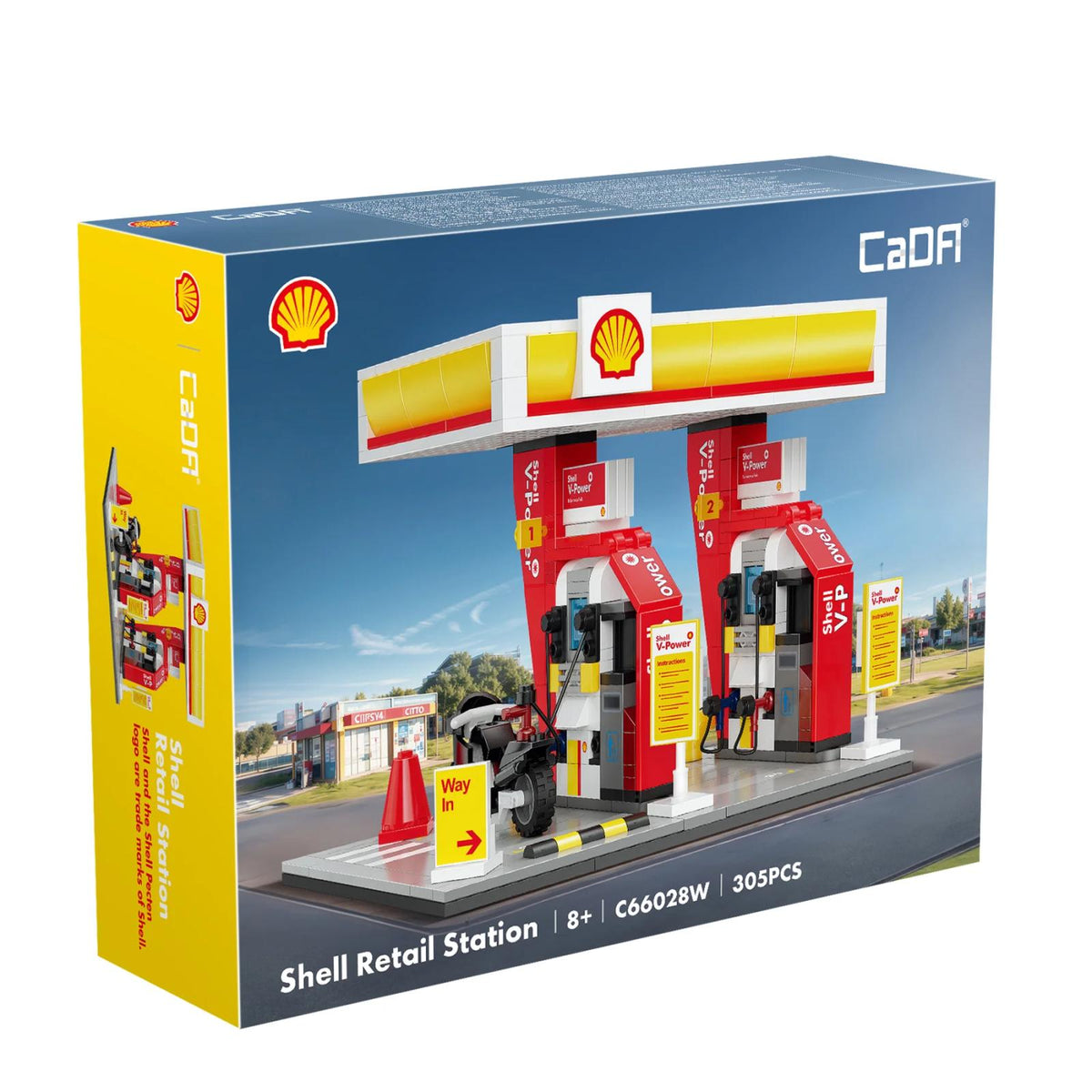 Cada C66028W Shell Tankstelle – Verpackung