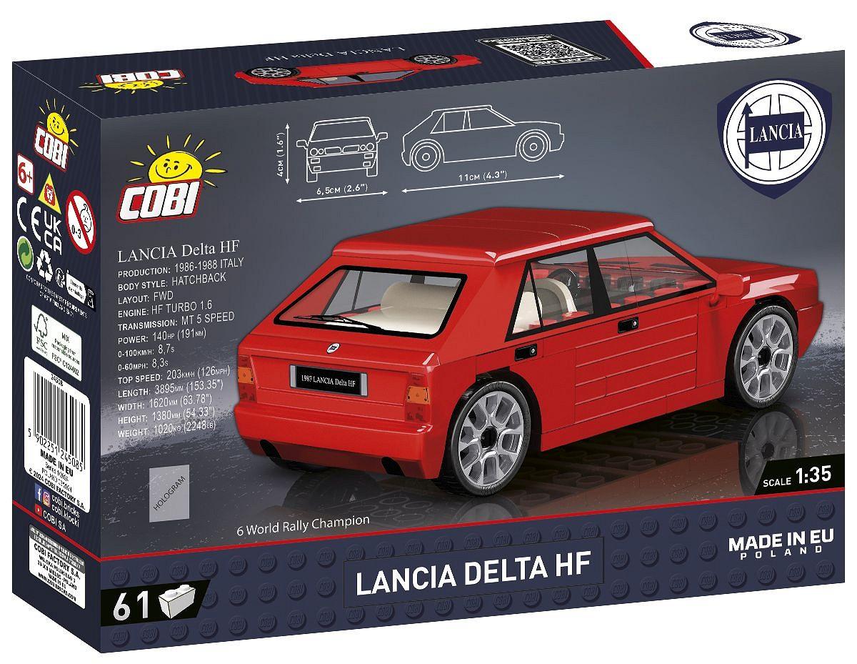 COBI Lancia Delta HF 24508 – Rückseite Verpackung