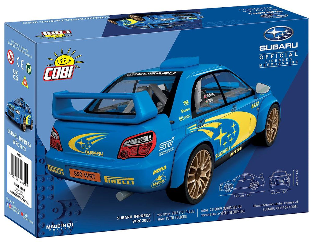 COBI Subaru Impreza WRC 2003 24650 – Verpackung Rückseite