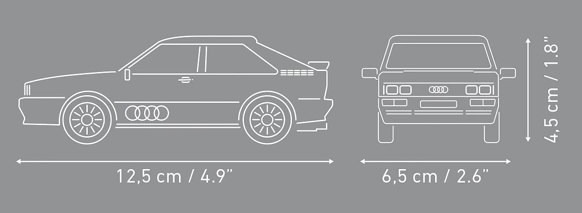 COBI Audi Quattro 1980 24665 – Abmessungen