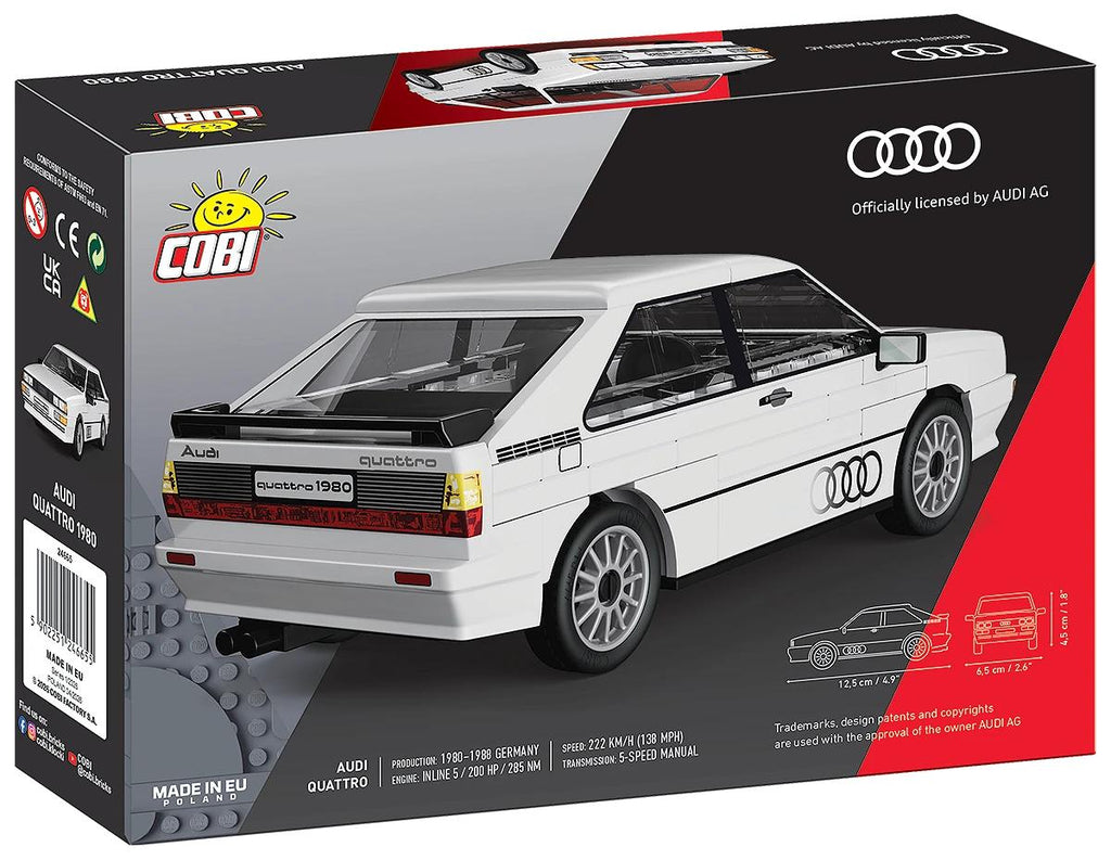 COBI Audi Quattro 1980 24665 – Modell Rückansicht
