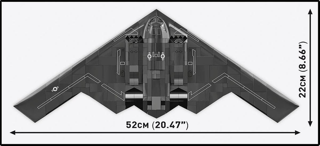 COBI B-2 Spirit 5916 – Abmessungen Draufsicht