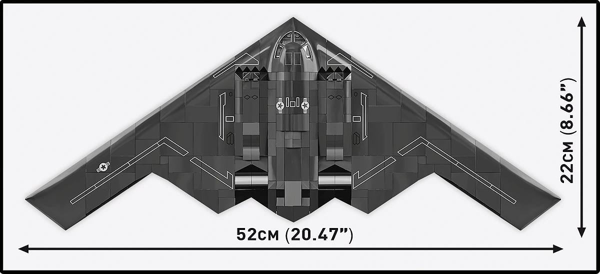 COBI B-2 Spirit 5916 – Abmessungen Draufsicht