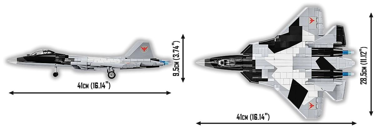 COBI Top Gun Maverick Enemy Strike Jet 5921 – Verpackung Rückseite