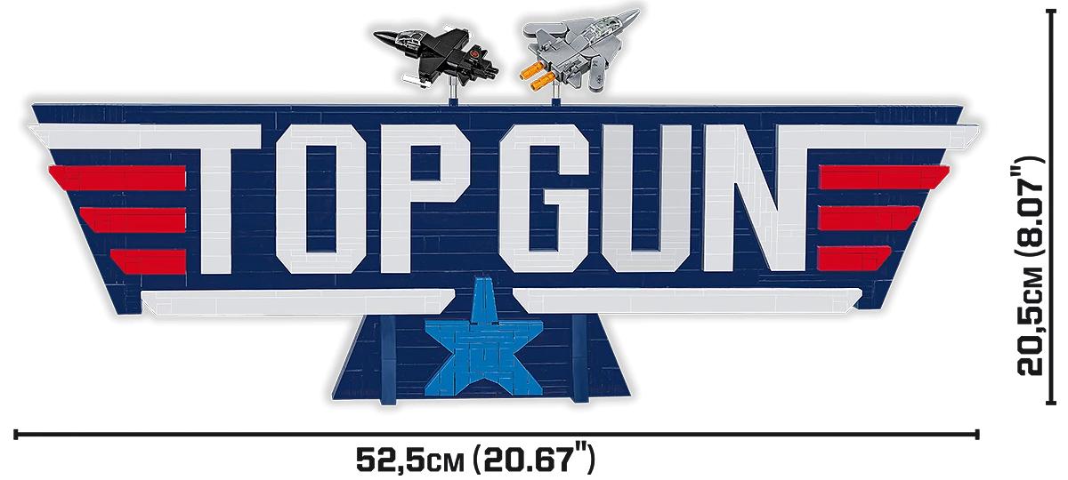 COBI Top Gun Logo 5925 – Modell Frontansicht