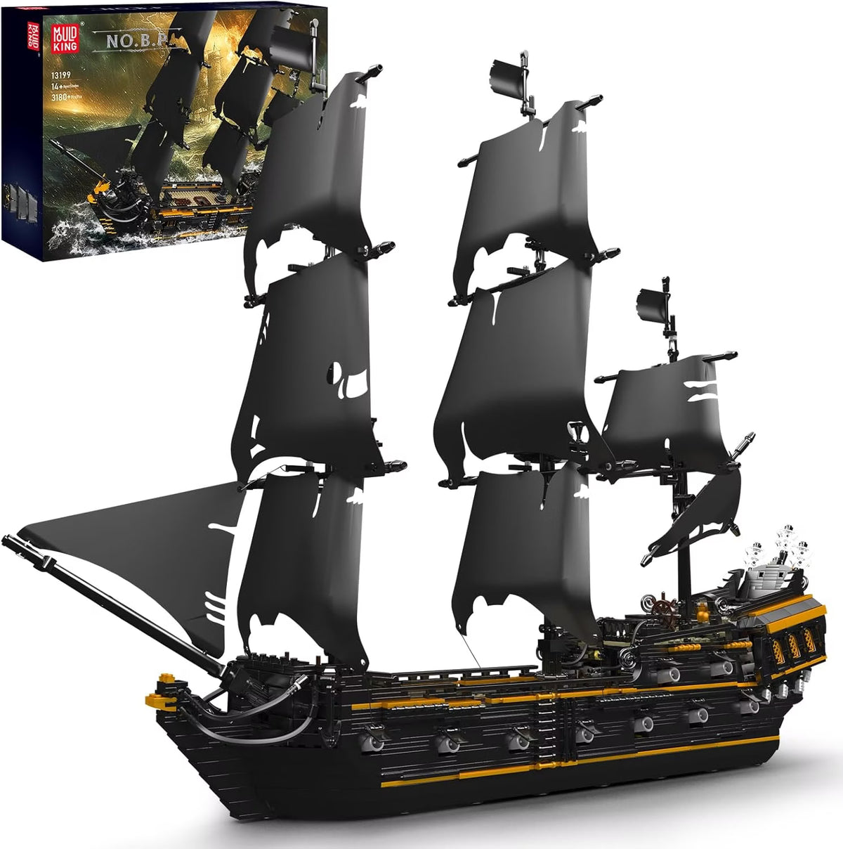 Mould King 13199 – Black Pearl Piratenschiff