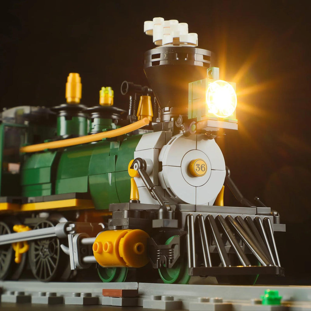 Lumibricks Western Freight Train – LED Dampfzug Bauset