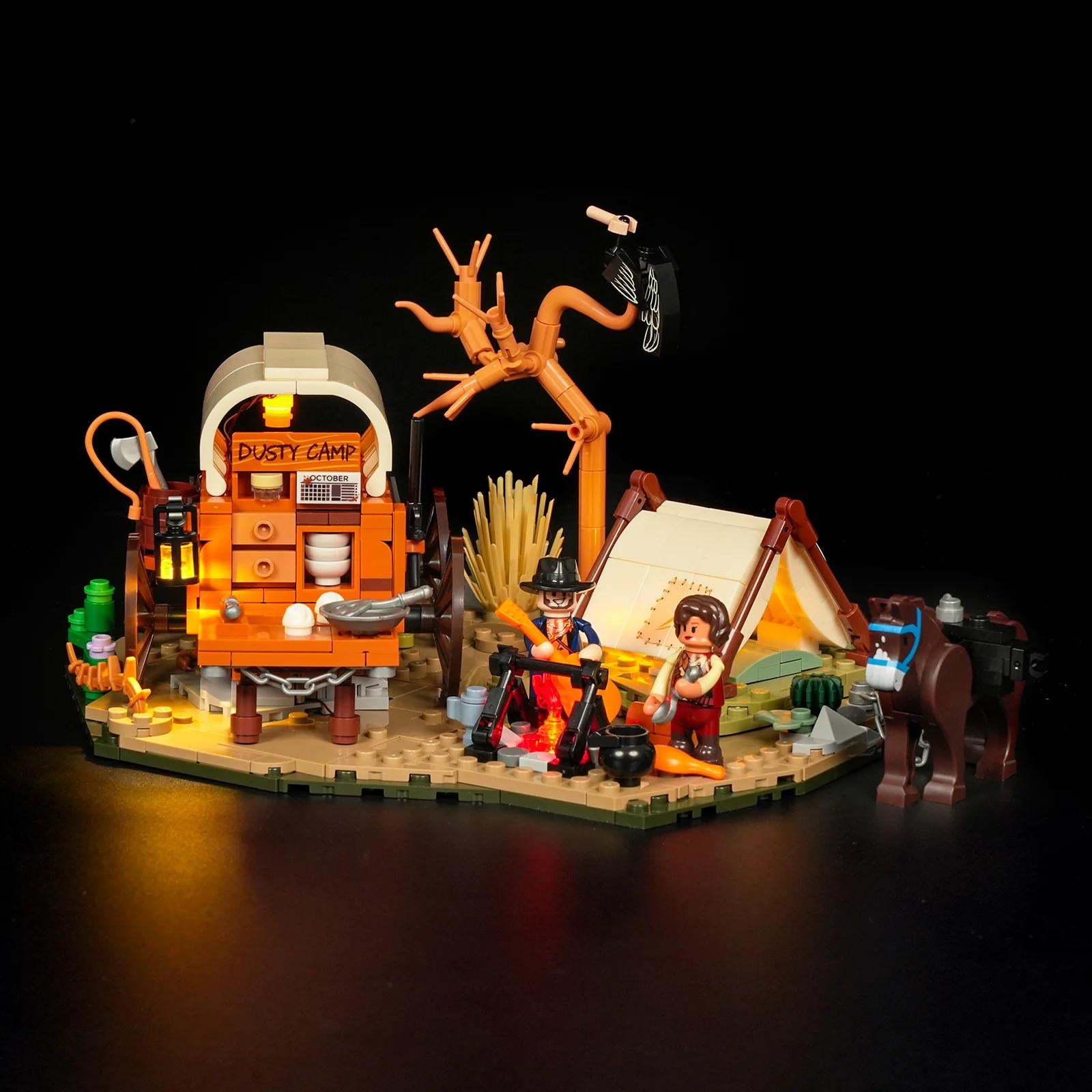 Lumibricks Western Cowboy Camp – LED Bauset