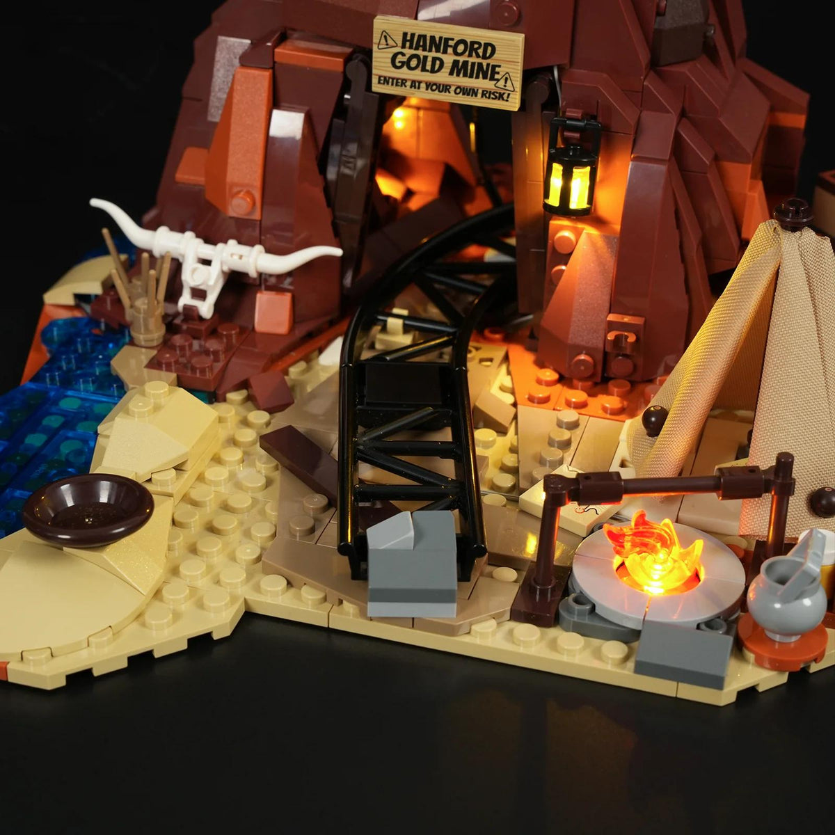 Lumibricks Goldrausch Western Camp – LED Bauset