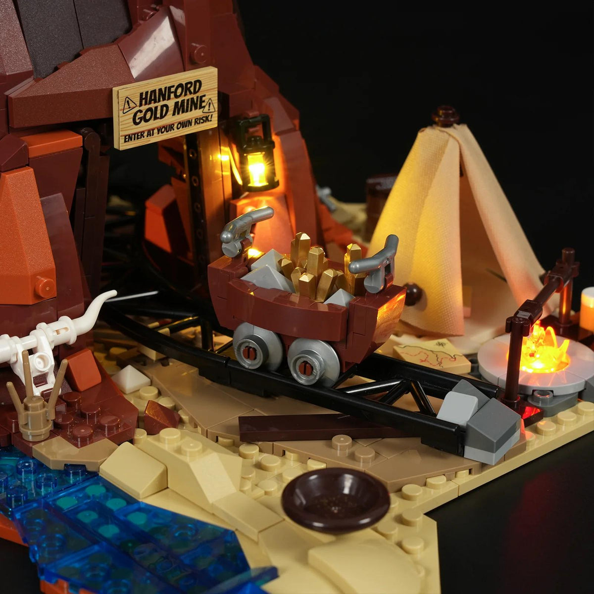 Lumibricks Goldrausch Western Camp – LED Bauset