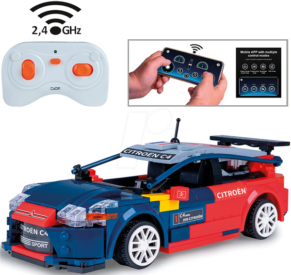 Cada C51078W – Citroën C4 WRC Rally Auto 2008 RC Klemmbaustein
